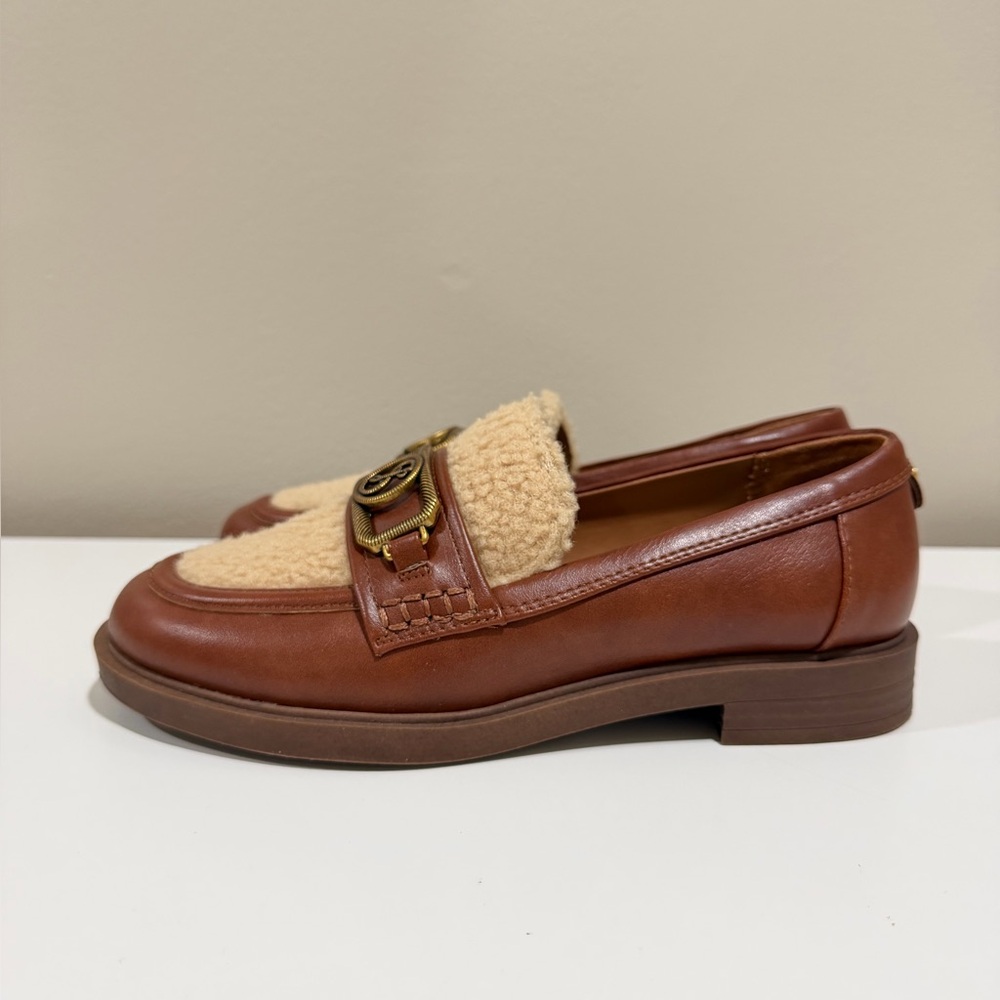 Sam And Libby Brooklyn Tailored Loafers With Metal Buckle Women's US 7.5 - Picture 4 of 12